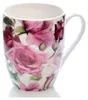 Dragimex Tasse à café blanche avec motif roses en rose Voir les images du produit 1