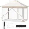 WOLTU Pavillon 3x3 m, Moskitonetz, wasserdicht stabil, Produktbild-Vorschau 1
