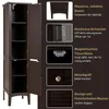 Badezimmerschrank, platzsparender Hochschrank 37x37x160 cm, Produktbild-Vorschau 2