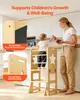 VEVOR Lernturm für Kinder von 1–5 Jahren, 4-in-1-Lernstuhl, Produktbild-Vorschau 5