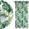 Fertige Vorhänge mit Ösen 140x250 cm 2 Stücke mit Monstera Produktbild-Vorschau 2