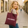 Huuraa Jutebeutel Alles Scheisse Schriftzug 10 Liter Produktbild-Vorschau 2