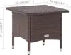 vidaXL Tavolino marrone 50x50x47 cm in poly rattan Anteprima dell’immagine prodotto 4