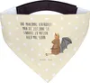 Mr. & Mrs. Panda Bandana Fledermaus Sitzen - Gelb Pastell - Produktbild-Vorschau 1