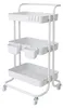 Carrello Relaxdays, 3 ripiani, carrello multiuso, per Anteprima dell’immagine prodotto 9
