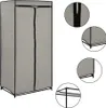 Kleiderschrank Grau 75×50×160 cm Produktbild-Vorschau 1
