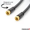 PremiumX 30m SAT TV Antennenkabel F-Anschlusskabel mit Produktbild-Vorschau 3