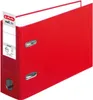 Herlitz Ordner / quer / DIN A5 / 80mm breit / Farbe: rot Produktbild-Vorschau 2