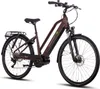 A studio shot of an electric trekking bicycle. Produktbild-Vorschau