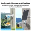 Reolink Go Plus + panneau solaire, 2K 4MP batterie 4G LTE Voir les images du produit 5