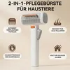 Tierhaarbürste 2-in-1, Unterwollbürste für Hunde & Katzen, Produktbild-Vorschau 5