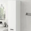 Mobile bagno Scaffali 2 ante bianco Scaffali moderni 174 cm Anteprima dell’immagine prodotto 2