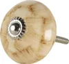 Clayre & Eef Türknauf Ø 4 cm Beige Braun Keramik Produktbild-Vorschau 2