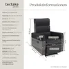 tectake® Hliníkové křeslo s ratanovým vzhledem Pacentro, s Náhled obrázku produktu 5