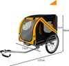 Purlov Hundeanhänger für Fahrrad bis 40 kg mit 75 × 52 × 65 Produktbild-Vorschau 2