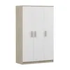 Armoire pour enfants 120 cm - Sonoma/blanc avec poignées Voir les images du produit 3