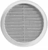 Grille d'aération ronde avec filet VM, Ø 150 mm, blanc 0401 Voir les images du produit 4