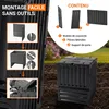 GARANTIA ECO-KING composteur 400 litres noir Voir les images du produit 4