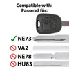 Autoschlüssel Funk Fernbedienung Austausch Gehäuse mit 2 Produktbild-Vorschau 2