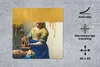 MuchoWow® Mauspad Mousepad Milchmädchen - Gold - Vermeer Produktbild-Vorschau 2