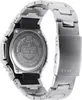 The back of a silver Casio G-Shock watch with a metal band is shown against a white background. Produktbild-Vorschau