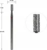 Staleks Diamantfräser Zylinder Rot 2,5/6 mm FA20R025/6 Produktbild-Vorschau 1