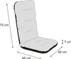 Gartenstuhl-Auflage 123×48 cm – Polsterauflage mit Produktbild-Vorschau 7