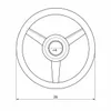 Volant pour aire de jeux pour enfants – Diamètre : 28 cm – Voir les images du produit 4