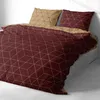 Traumschlaf Bettwäsche West 155x220 cm + 80x80 cm bordeaux Produktbild-Vorschau 3