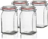 BigDean 4er Set Vorratsgläser 1,1L – Einmachgläser mit Produktbild-Vorschau 1
