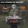 Muntel Holzkohlegrill edelstahl,Säulengrill,BBQ-Grill,inkl Produktbild-Vorschau 3
