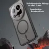 A phone case is shown falling amidst rocks and fire, illustrating its protective features. Produktbild-Vorschau