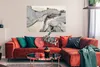 MuchoWow® Poster Marmor - Gold - Grau 120x90 cm - Wandbild Produktbild-Vorschau 2