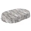 Tischdecke Wachstuch Holz Braun Robust Wasserabweisend Oval Produktbild-Vorschau 2