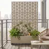 Trennwand ‘Aaskis’ mit Blumenkasten Rollen Stahl 190 x 120 Produktbild-Vorschau 8