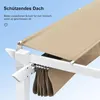 PURPLE LEAF Garten Pergola 3x4 m Aluminium Produktbild-Vorschau 5
