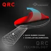 A diagram illustrating the QRC technology of a table tennis racket, showing how the rubber can be quickly changed. Produktbild-Vorschau