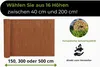 A rolled-up brown mat is shown, with text and graphics indicating product features and origin. Podgląd zdjęcia produktu