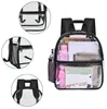 Transparenter Schulrucksack A4 Damen Retro elegant Produktbild-Vorschau 4