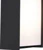 Moderne Außenwandleuchte Schwarz inkl  LED IP65 Packet Produktbild-Vorschau 4