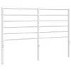 Ersatz-Kopfteil Metall Weiß 120 cm Produktbild-Vorschau 1