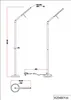 stehleuchte Filigran162 cm Bleistahl/Glas 3 kg Produktbild-Vorschau 9