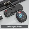 Zestaw 3 lekkich twardych walizek z kółkami, zamkiem TSA i Podgląd zdjęcia produktu 5