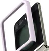 A close-up view of a lavender phone case with a ring, partially covering a smartphone. Anteprima dell’immagine prodotto