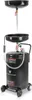 A black oil drainer with two collection trays and wheels. Anteprima dell’immagine prodotto