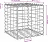 vidaXL Gabionové zvýšené lůžko z ocelového drátu 40x40x40 Náhled obrázku produktu 6