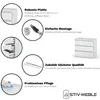 STIV Möbel | Commode blanc mat/blanc brillant 80x33,5x71,5 Voir les images du produit 13