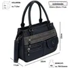 Damen Tasche Schultertasche Henkeltasche Handtasche Leder Produktbild-Vorschau 2