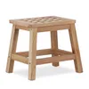 relaxdays Schemel natur, H: 25,5 cm Produktbild-Vorschau 8