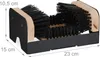 Paillasson Relaxdays avec brosses sur tout le pourtour, Voir les images du produit 4